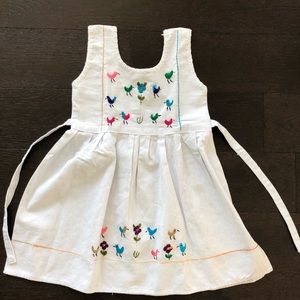 White Birds Toddler Girls Sundress